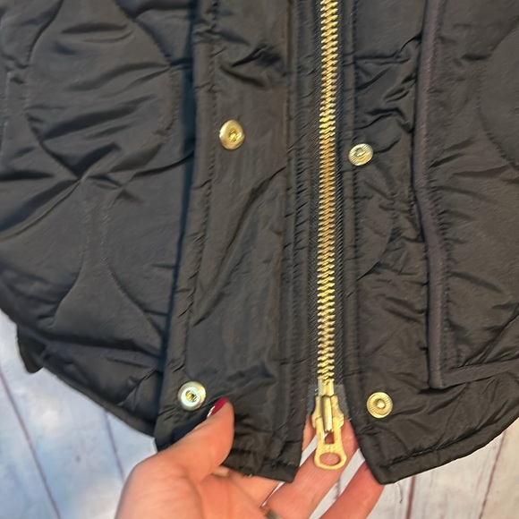 NWT J. Crew Quilted cocoon puffer with PrimaLoft size XS Tall - Picture 5 of 11